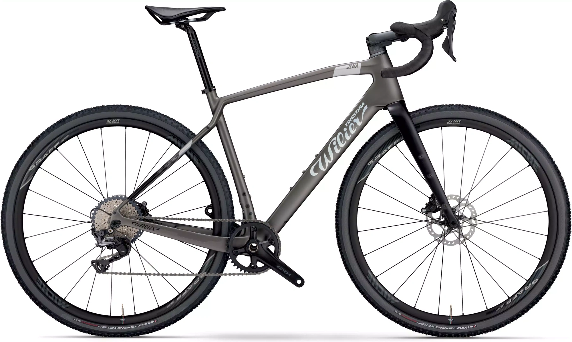Велосипед gravel Wilier Jena GRX 1x11 RS171 (5J20, XL, Графит)