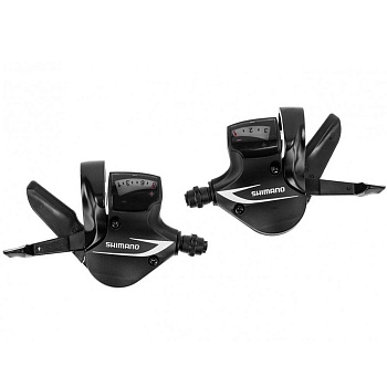 Шифтер Shimano Acera, M360, лев/пр, 3x8, тр.+оплетк