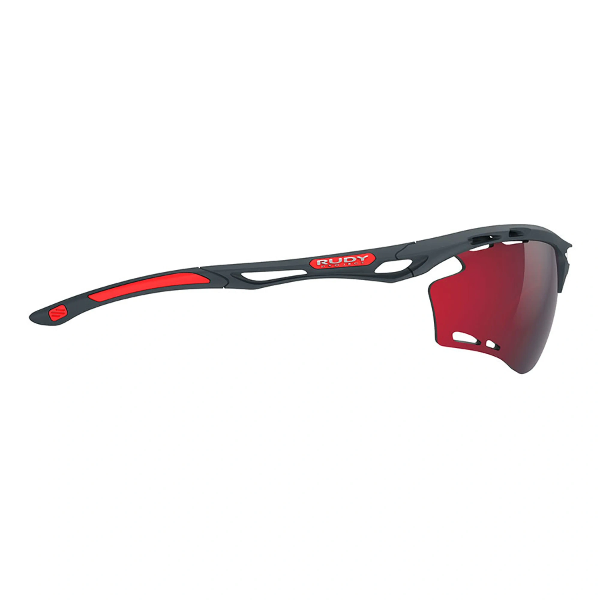 Очки Rudy Project PROPULSE Charcoal Matt - Multilaser Red