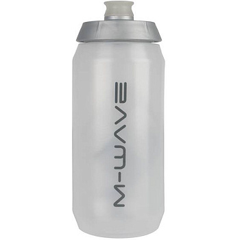 Фляга M-Wave PBO550 пластик, 550 мл серая прозрачная
