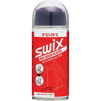 Мазь Swix Red жидкая быстрого нанесения 0°C +15°C, аэрозоль 150мл