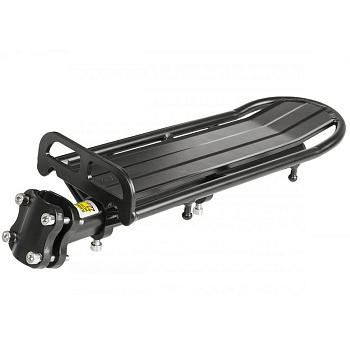 Багажник на подсед. штырь алюм. черн.