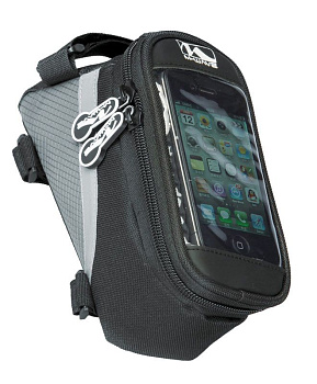 Сумка на раму M-wave, 3 лип., карман для смартфона
