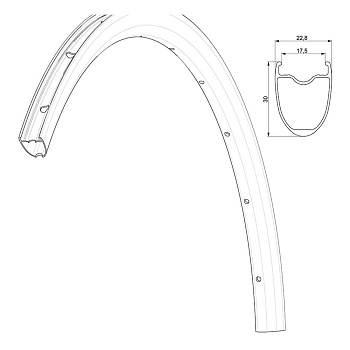 Обод Mavic COSMIC ELITE Disc UST перед./зад.(24отв)
