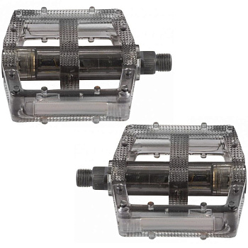 Педали BМХ M-Wave корпус поликарбонат черн. прозрачн.