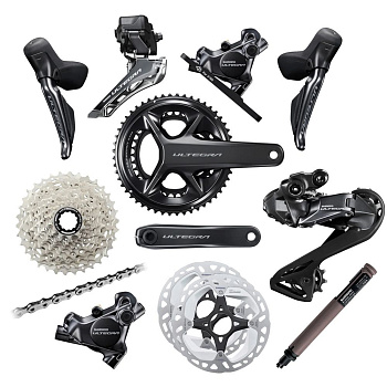 Группа Shimano Ultegra Disc 8170 DI2 L170 52-36 11-30 12 ск.