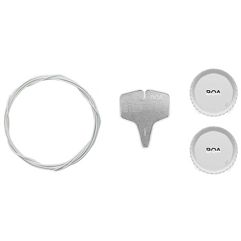 Замок для обуви Fizik BOA® LI2 DIAL B (Vento Infinito Carbon) прав.+левый, черный