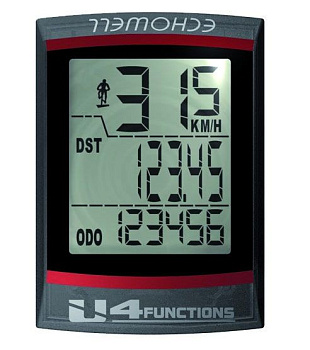 Велокомпьютер Echowell  U4 4 функции