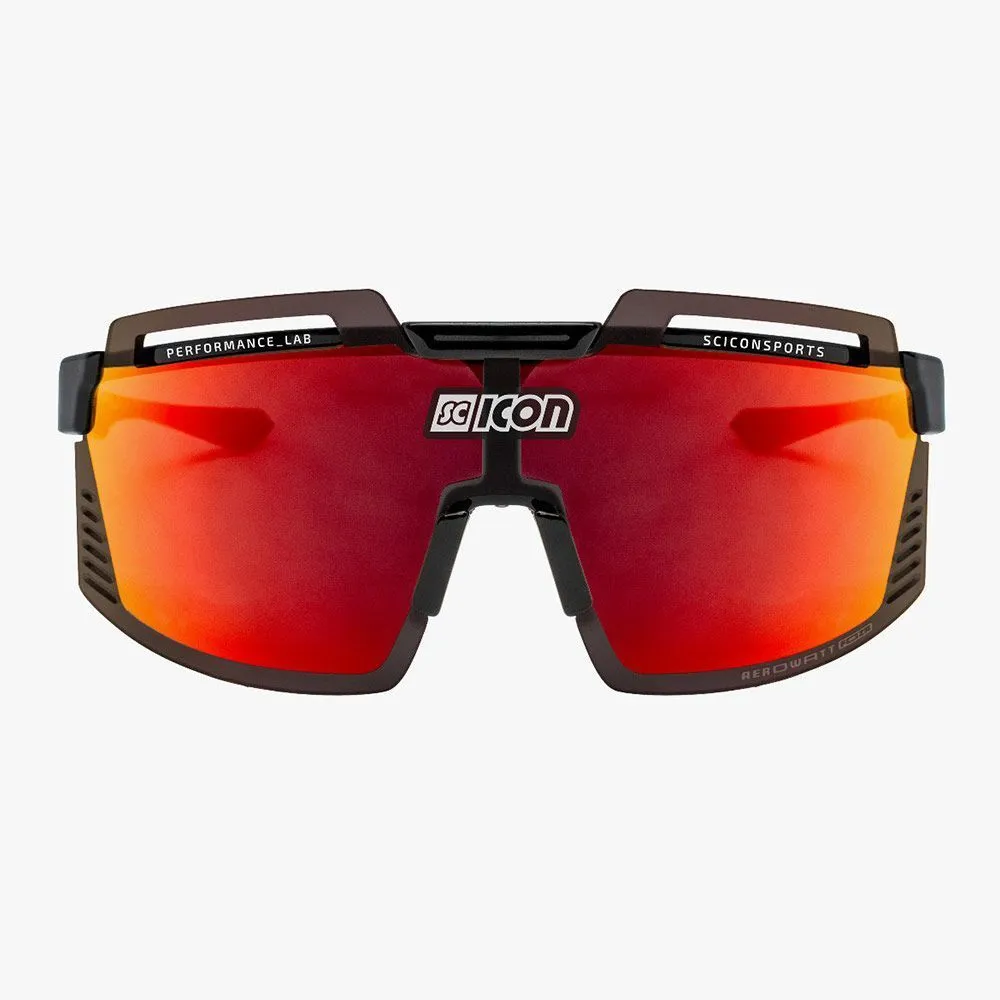 Очки SCICON Aerowatt Foza Black Multimirror Red + Rain Clear