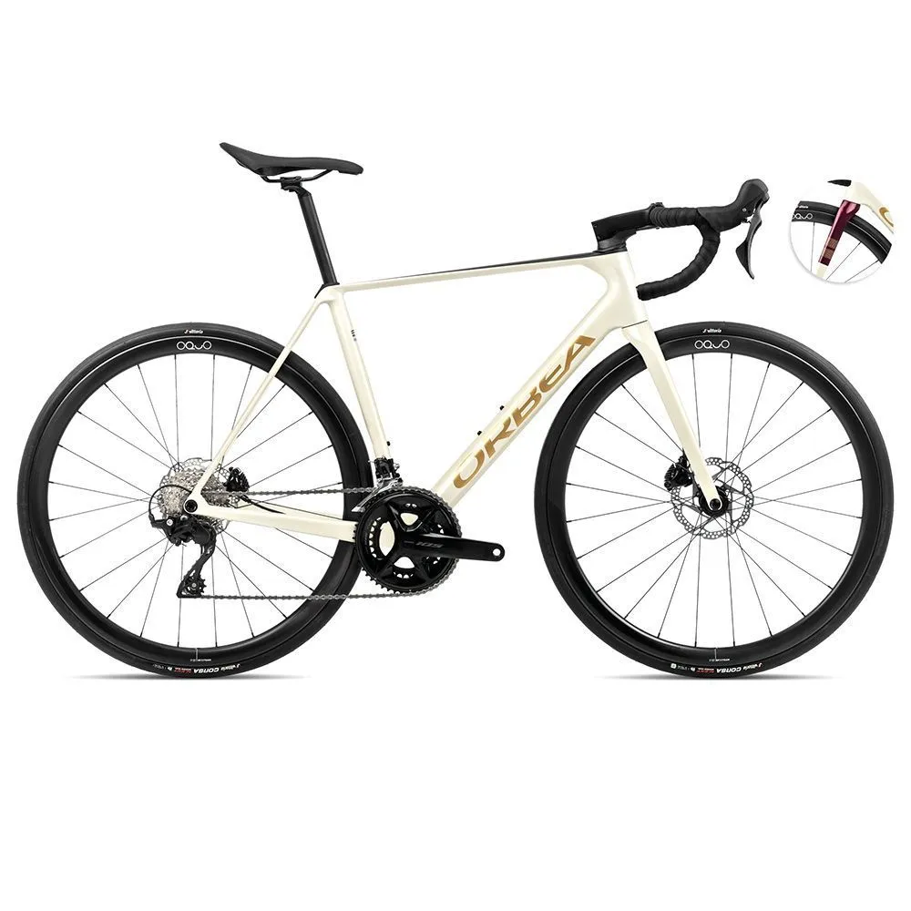 Велосипед шоссейный Orbea Orca M35 (AJ, 53, Белый/бордовый)