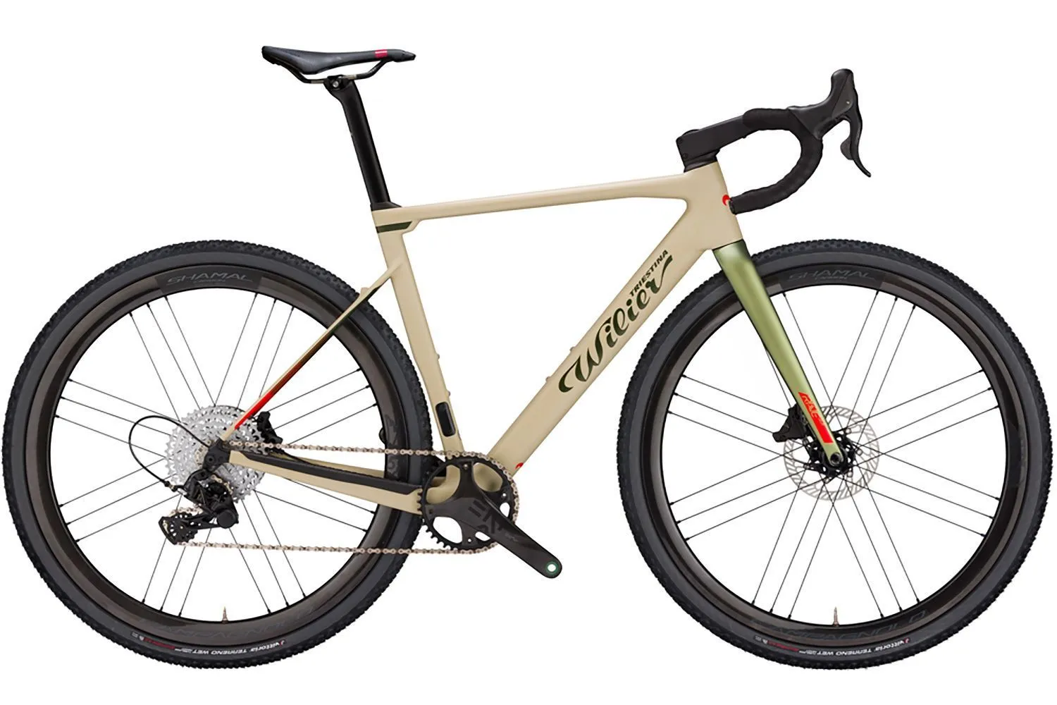 Велосипед гравел Wilier RAVE SLR Sram Force AXS 2х12 WIDE NDR38 (3V2D, M, Песочный)