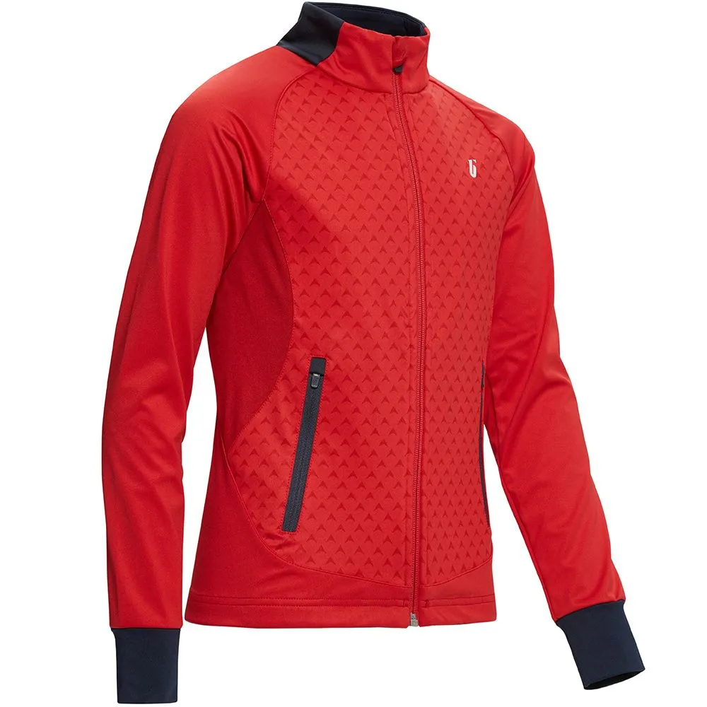 Куртка разминочная BIVIUM Баланс детск. (128-134, 0504 Красный/синий)