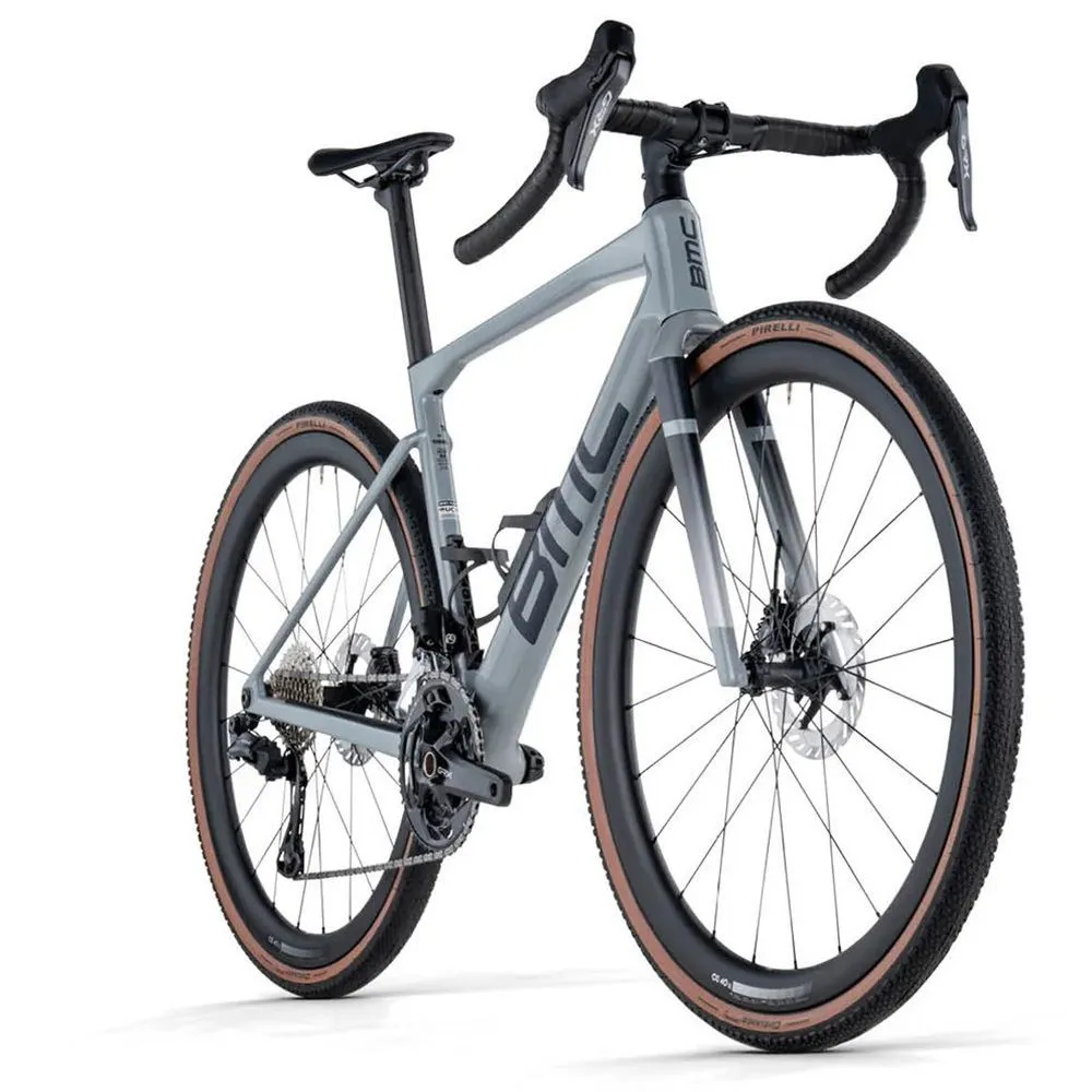 Велосипед гравел BMC Kaius 01 THREE GRX Di2 GreyBlack/Brushed