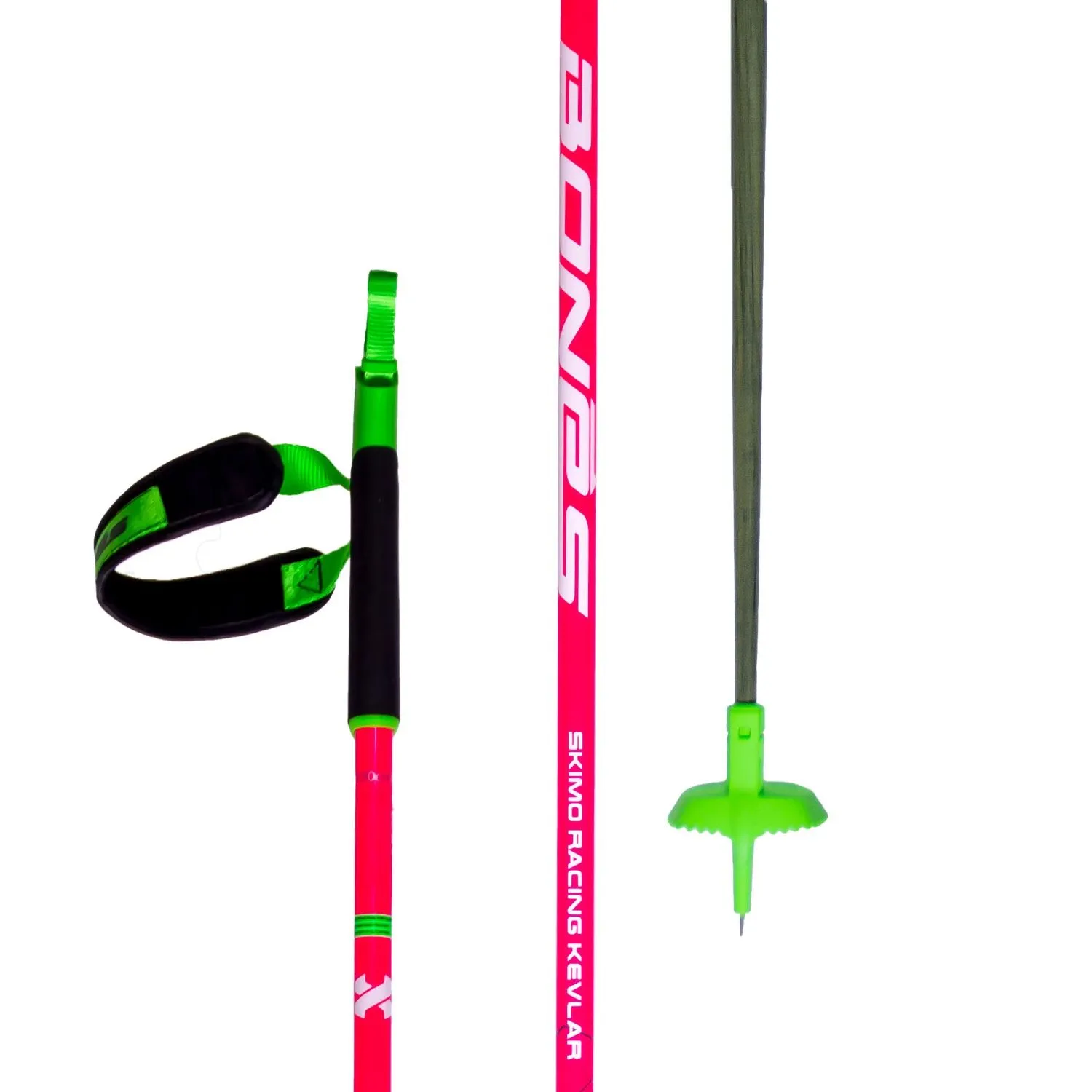 Палки BONES SKIMO Racing Kevla (140, Розовый)