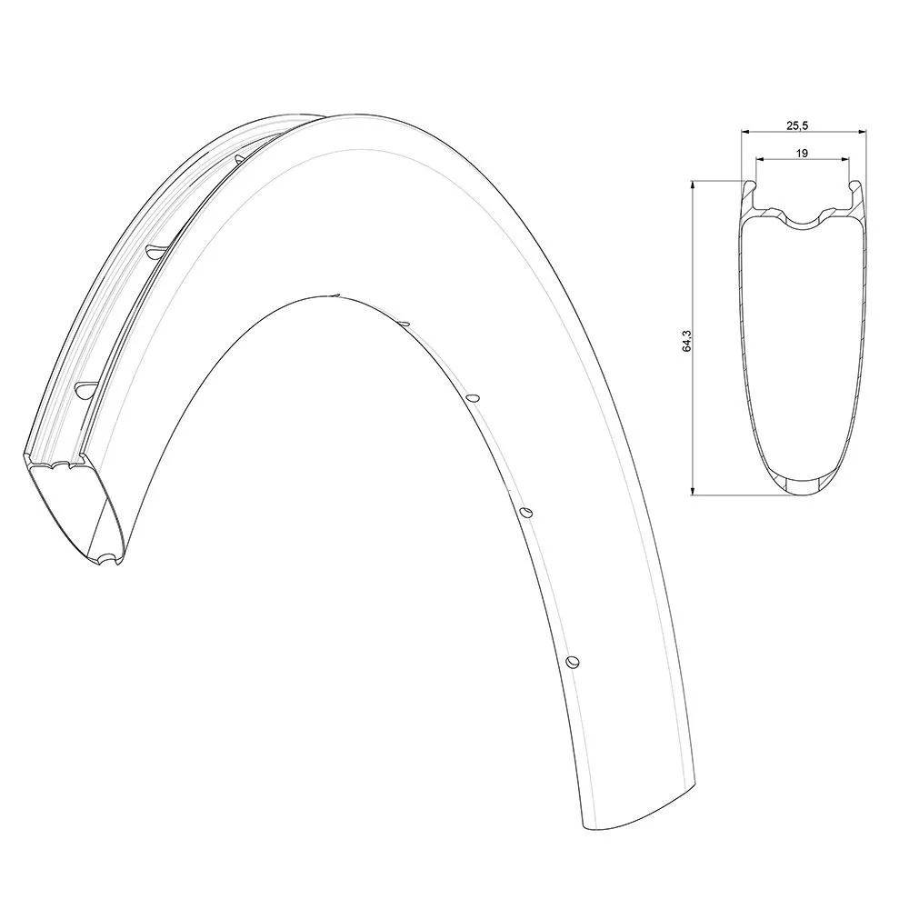 Обод Mavic Cosmic SL 65 Disc перед./зад (24отв)