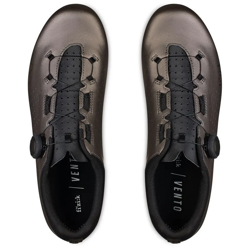 Велотуфли Fizik VENTO OMNA (39,5, Металлик/черный)