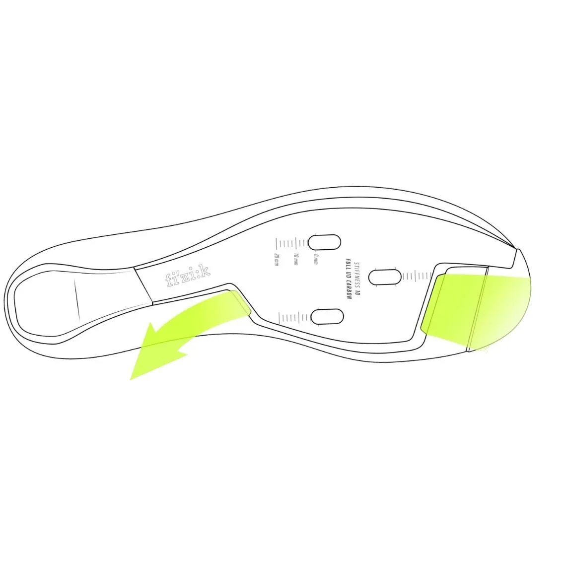 Велотуфли Fizik TEMPO DECOS Carbon (42, Белый)