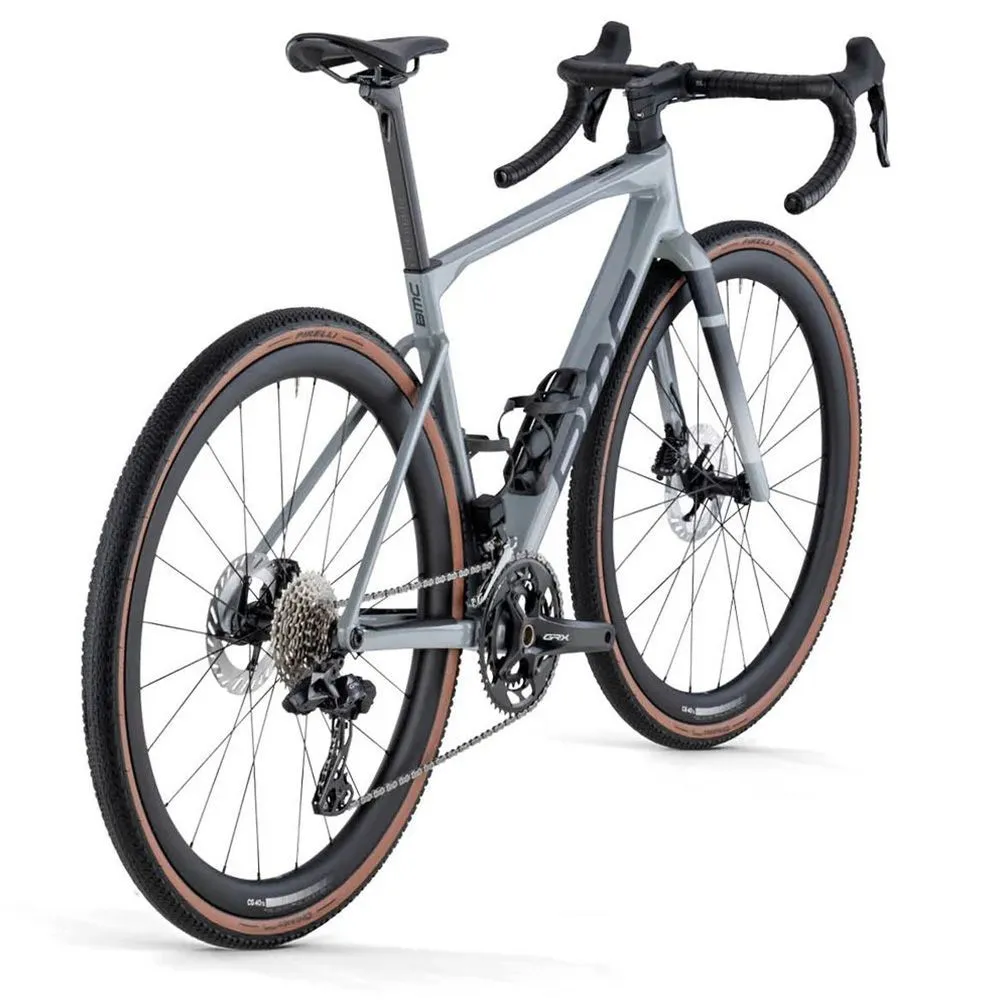 Велосипед гравел BMC Kaius 01 THREE GRX Di2 GreyBlack/Brushed