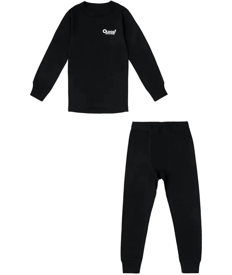 Комплект термобелья 1 слойный д/мальчиков "Айгер" (104, Черный)