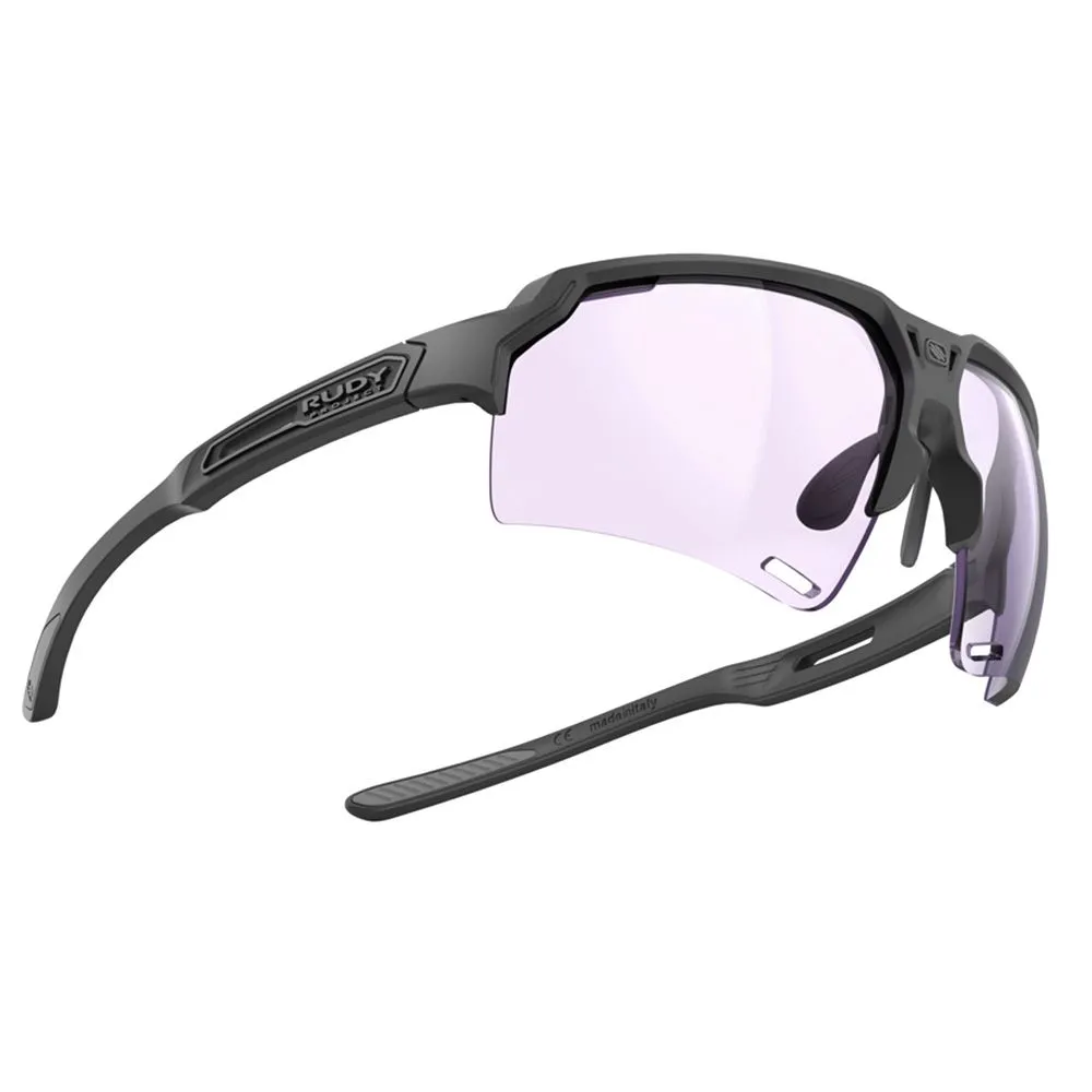 Очки Rudy Project DELTABEAT Black Matte - ImpactX 2 Laser Purple