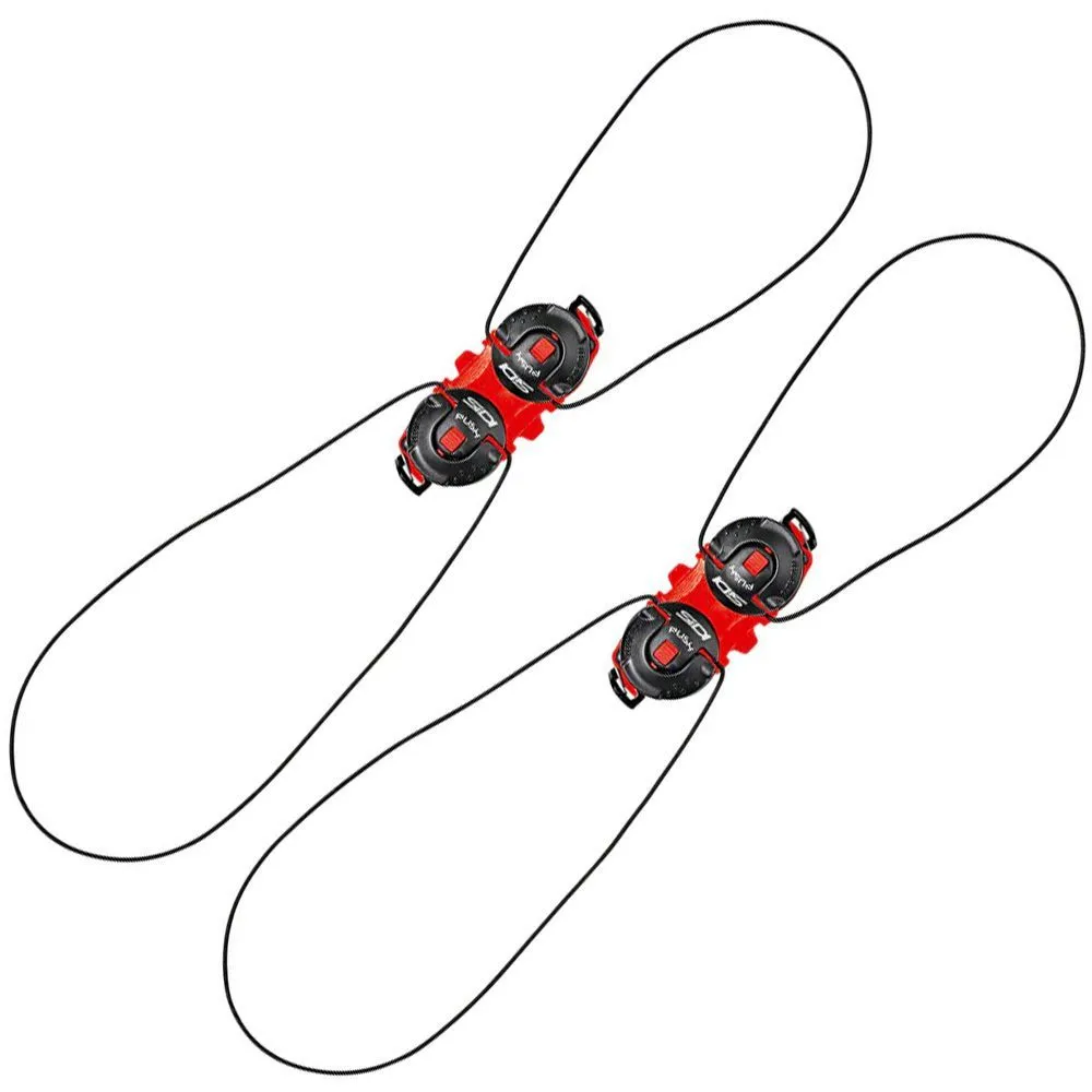 Замок SIDI Double Tecno-3 Push System красн./черн. №108