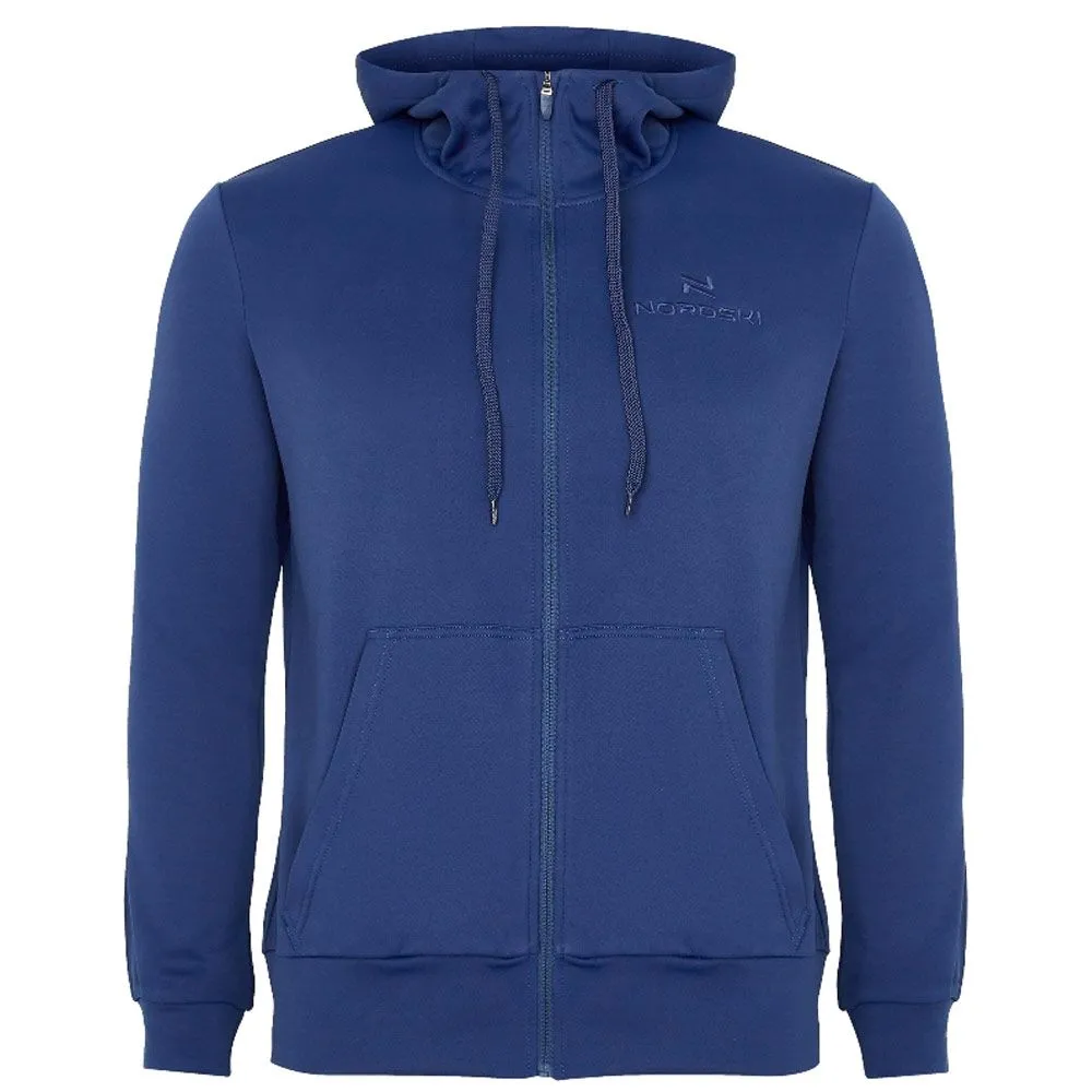 Толстовка NordSki Base Zip Hood (M, 770 синий)