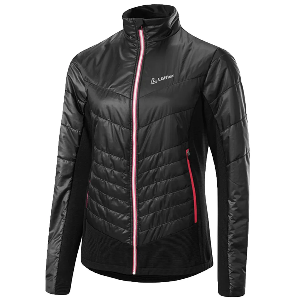 Куртка LOFFLER женск Hybrid PL 60 Light (40(46RU), 956 Черный/розовый)