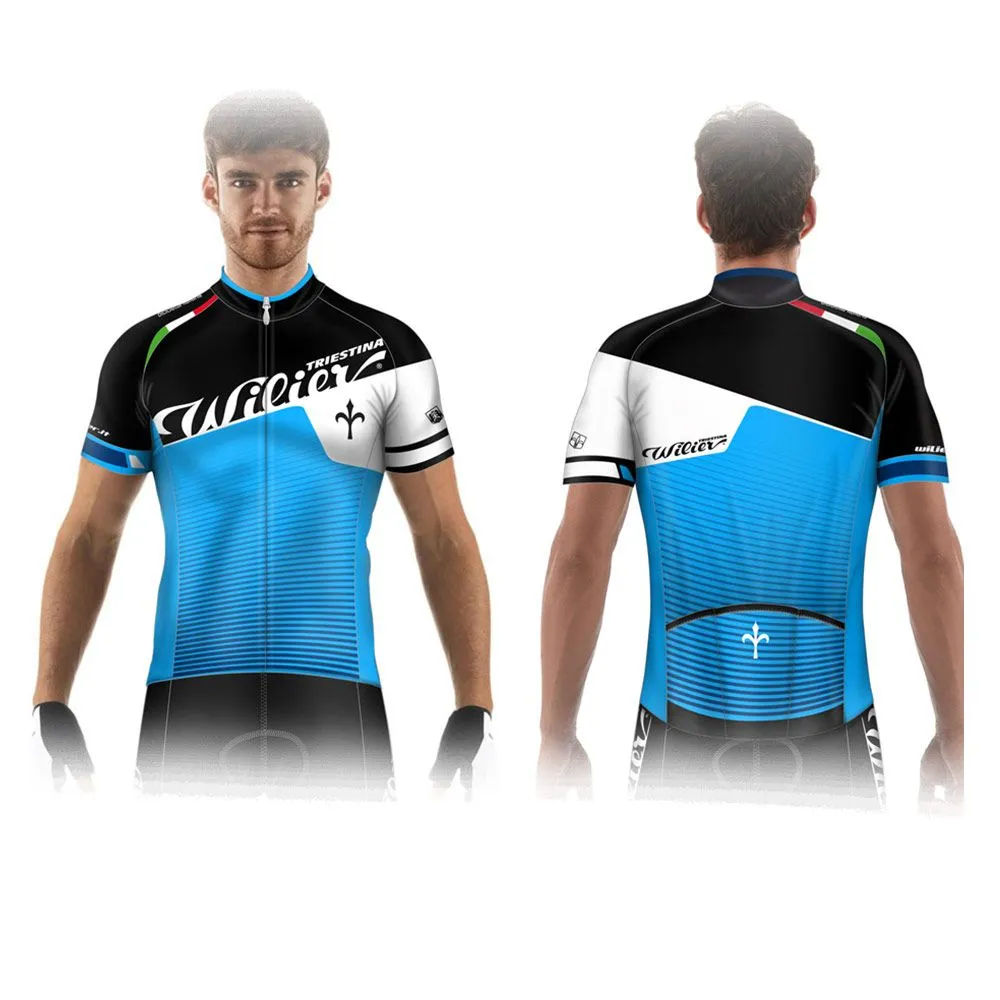 Майка кор.рукав Wilier FLASH BLUE