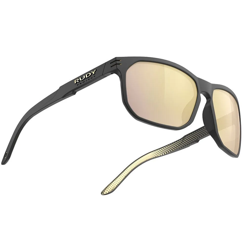 Очки Rudy Project SOUNDRISE Black Matte - Multilaser Gold