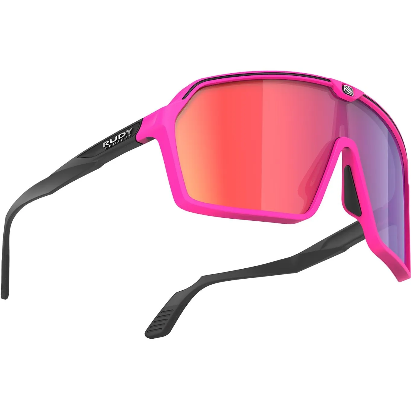 Очки Rudy Project SPINSHIELD Pink Fluo/Black Matt - Multilaser Red