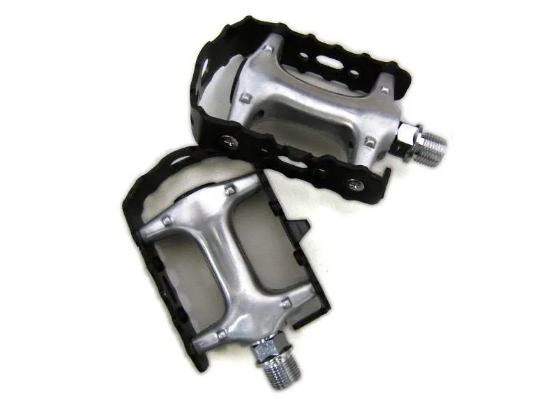 Педали MTB алюм. CrMo ось, черн.рамка