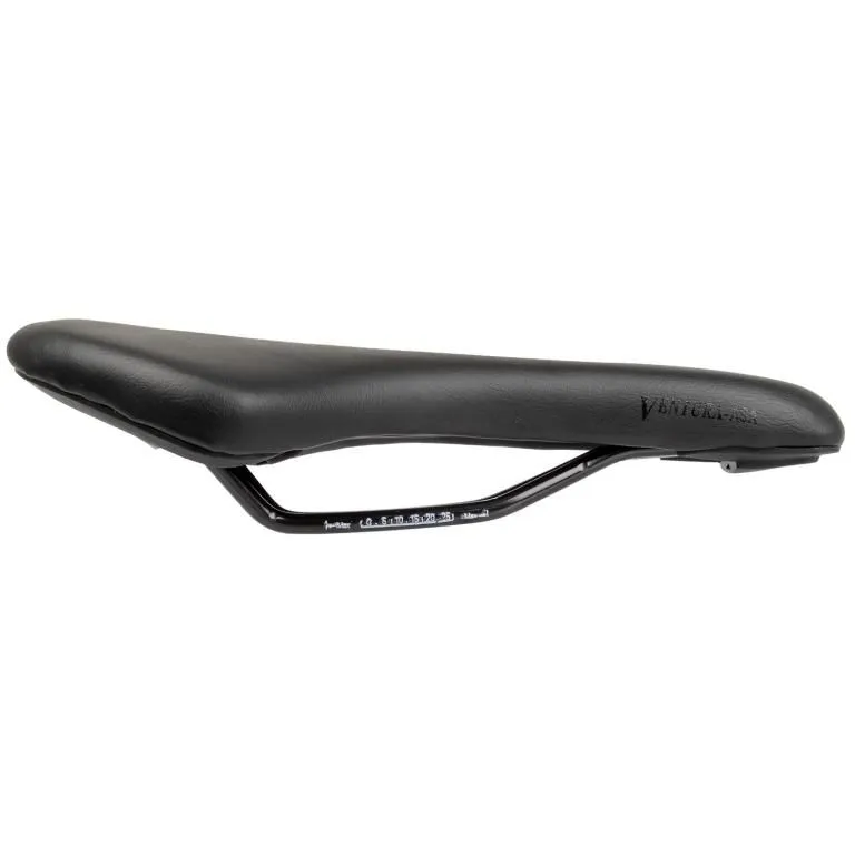 Седло Ventura ASA R1, 280x142 мм, черное, стальные рамки