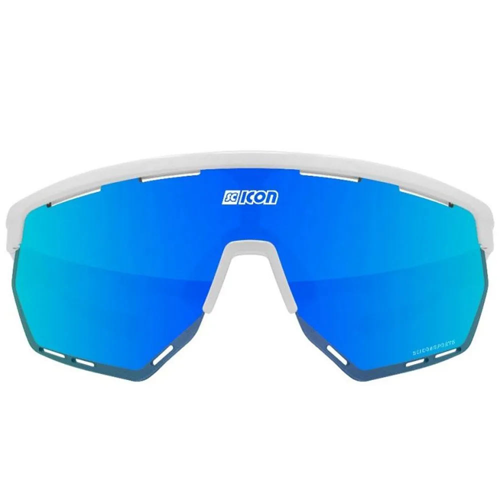 Очки SCICON Aerowing Multimirror Blue +Rain Clear /White gloss