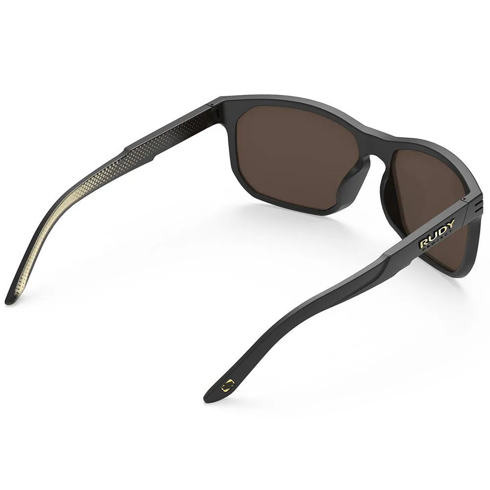 Очки Rudy Project SOUNDRISE Black Matte - Multilaser Gold