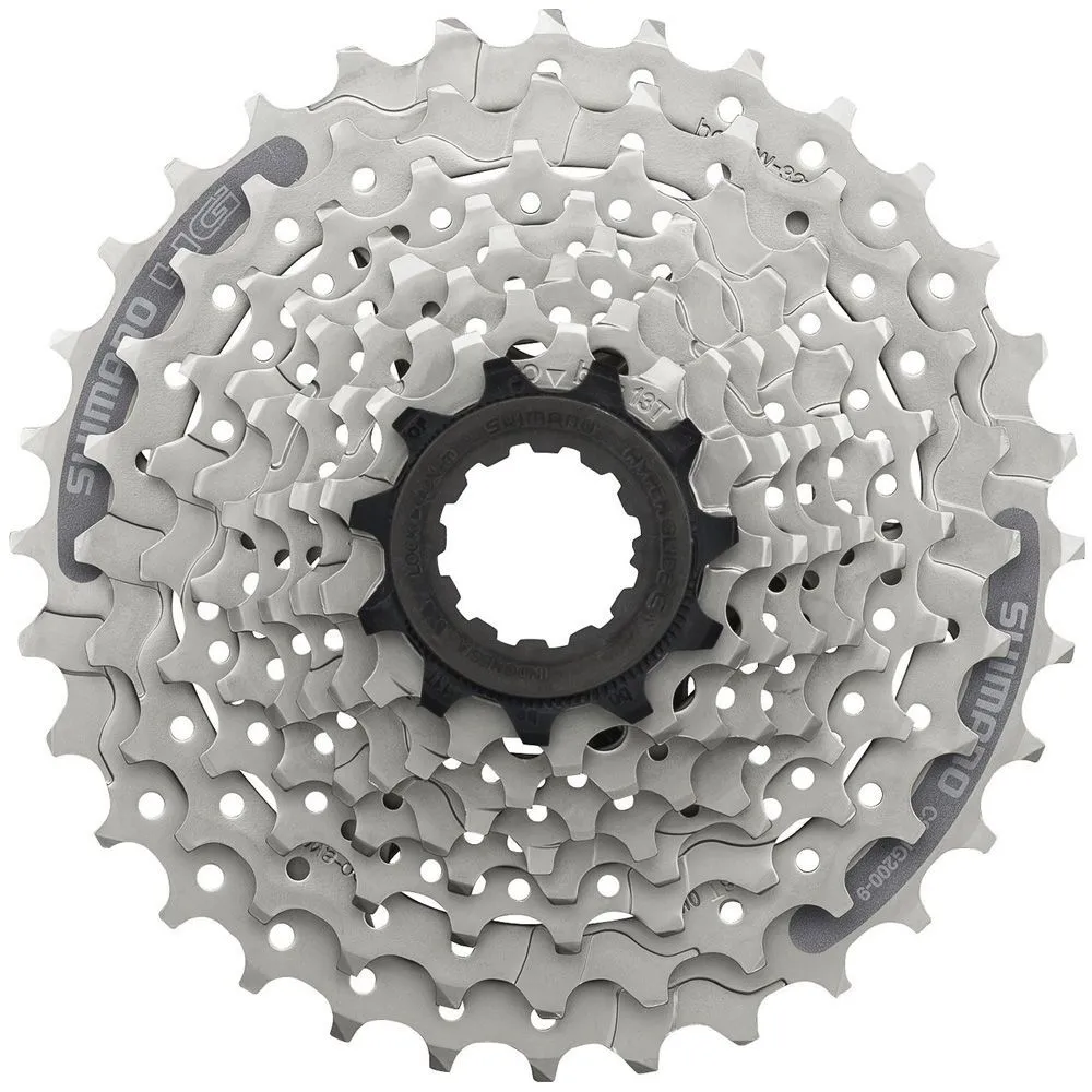 Кассета Shimano, HG201, 9ск., 11-32  цв.сереб.