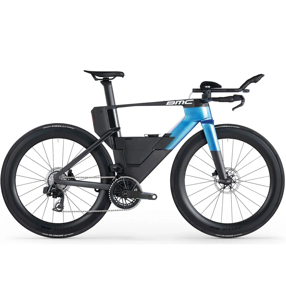 Велосипед BMC Speedmachine 01 TWO Force AXS 2x12 Blue/White/Carbon (30007032, S)