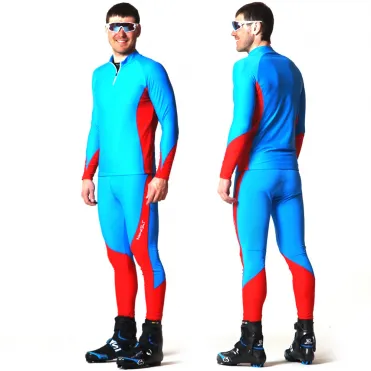 Комбинезон Nordski Active  (L, 879 Синий/красный)