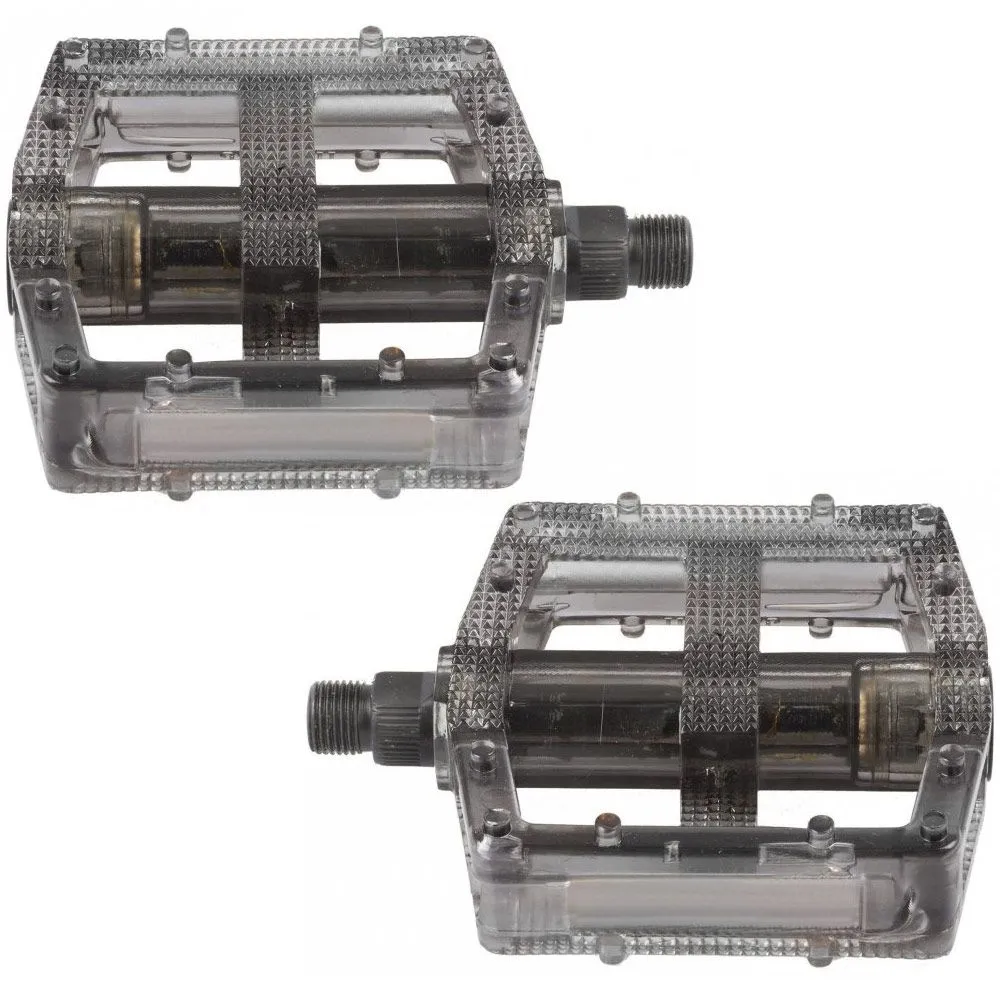 Педали BМХ M-Wave корпус поликарбонат черн. прозрачн.