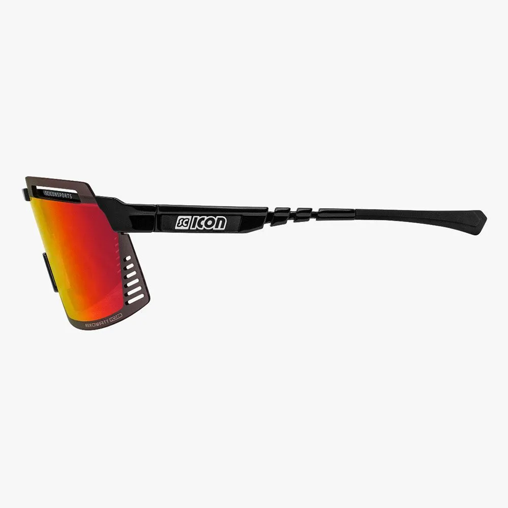 Очки SCICON Aerowatt Foza Black Multimirror Red + Rain Clear