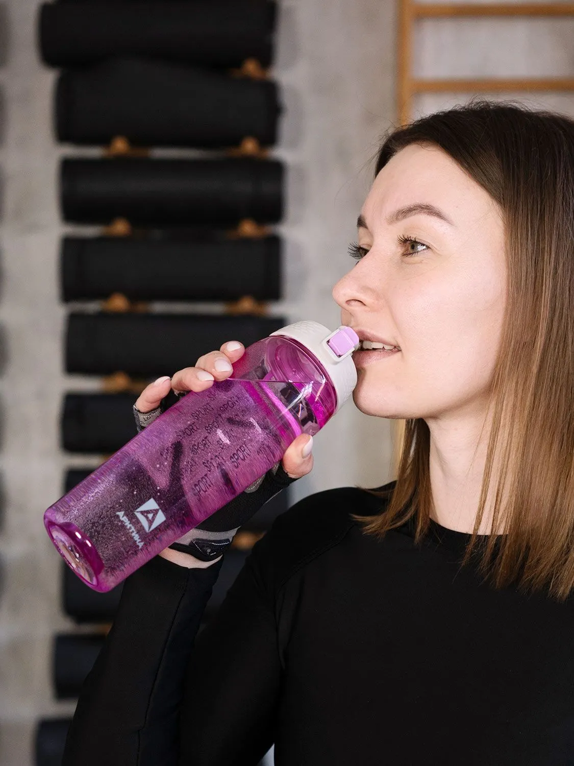 Бутылка тритановая  700 мл,  (Лавандовый)