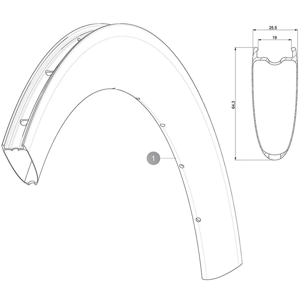 Обод Maviс Cosmic SL 65 Disc зад./перед.(24отв)