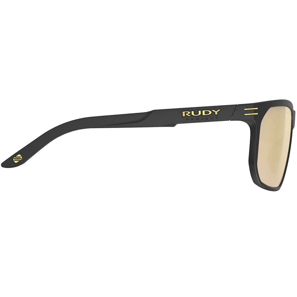 Очки Rudy Project SOUNDRISE Black Matte - Multilaser Gold