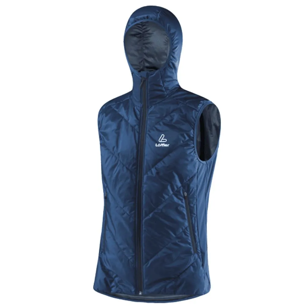 Жилет LOFFLER  с капюшоном PL60  муж (46, 495 синий)