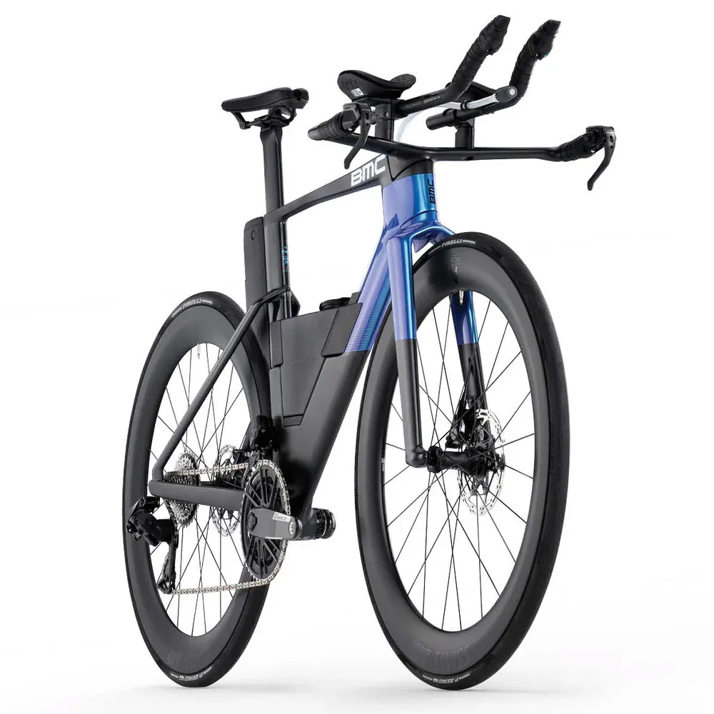 Велосипед BMC Speedmachine 01 TWO Force AXS 2x12 Blue/White/Carbon
