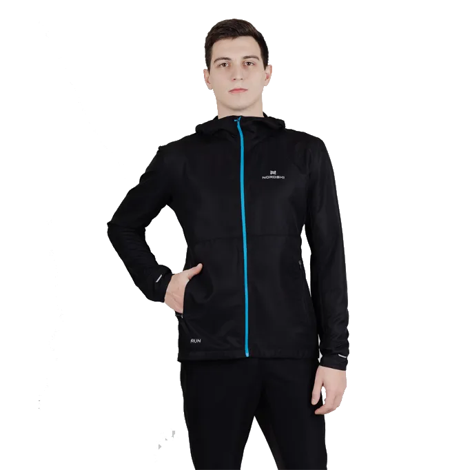 Ветровка Nordski Run  (S, 100 черный)