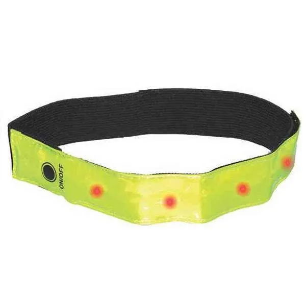 Повязка светоотражающая с красными диодами