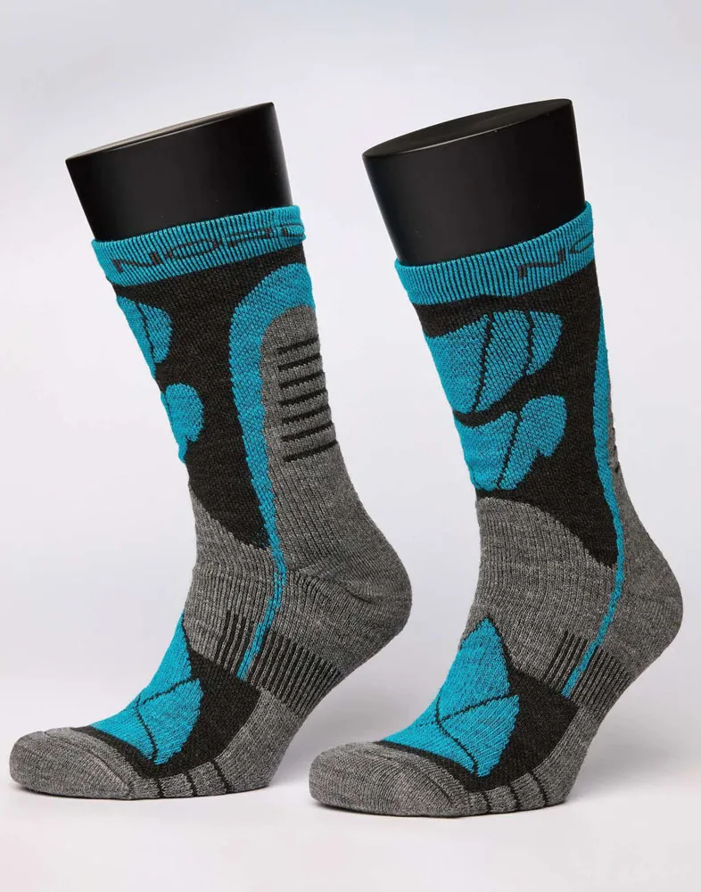 Носки NordSki Wool (39/42, 284 Светло синий/Черный)