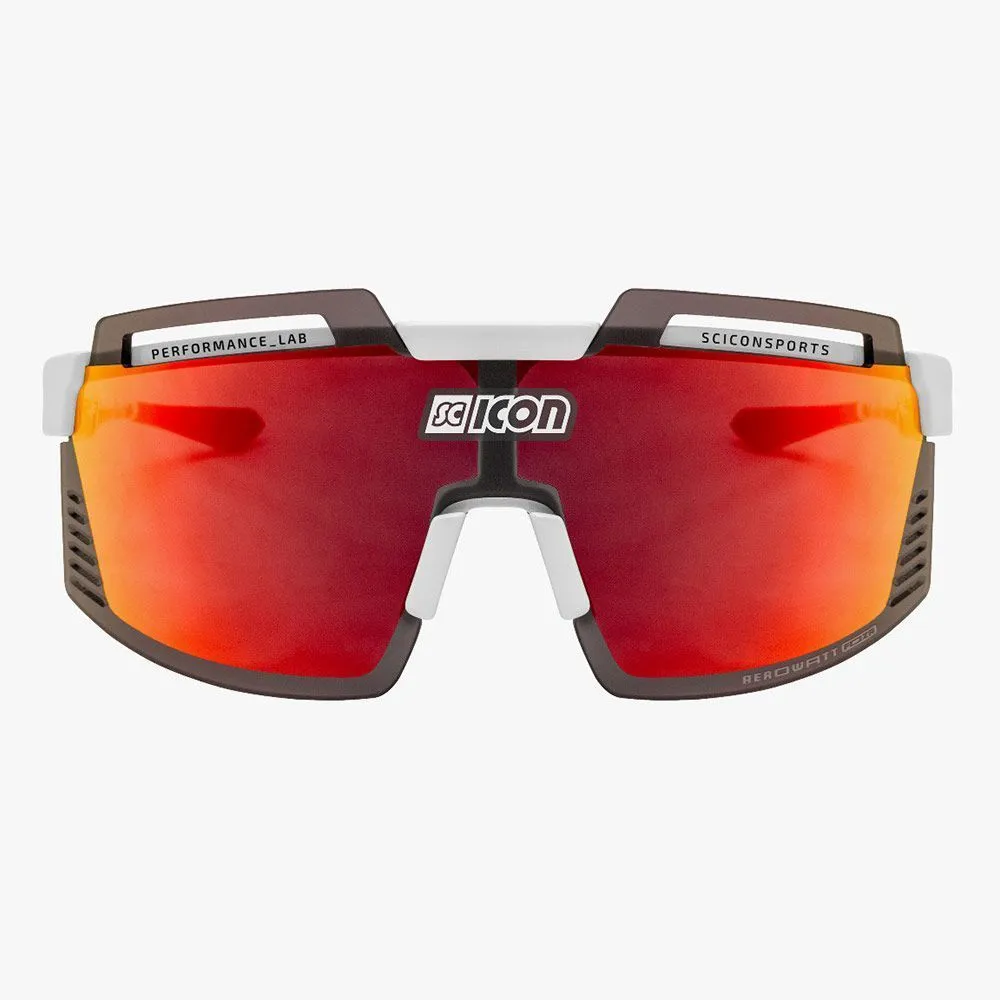 Очки SCICON Aerowatt Foza White Multimirror Red + Rain Clear
