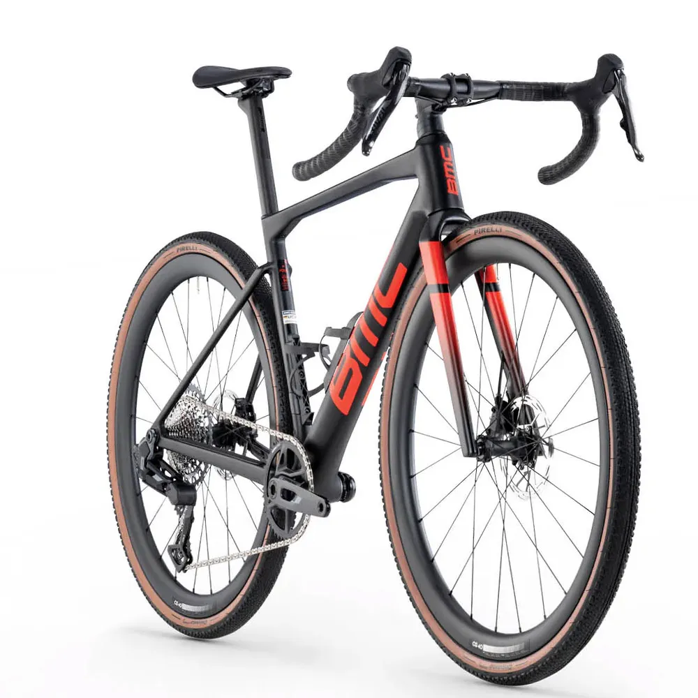 Велосипед gravel BMC Kaius 01 FOUR Rival AXS XPLR 1x13 Black/Red/Black