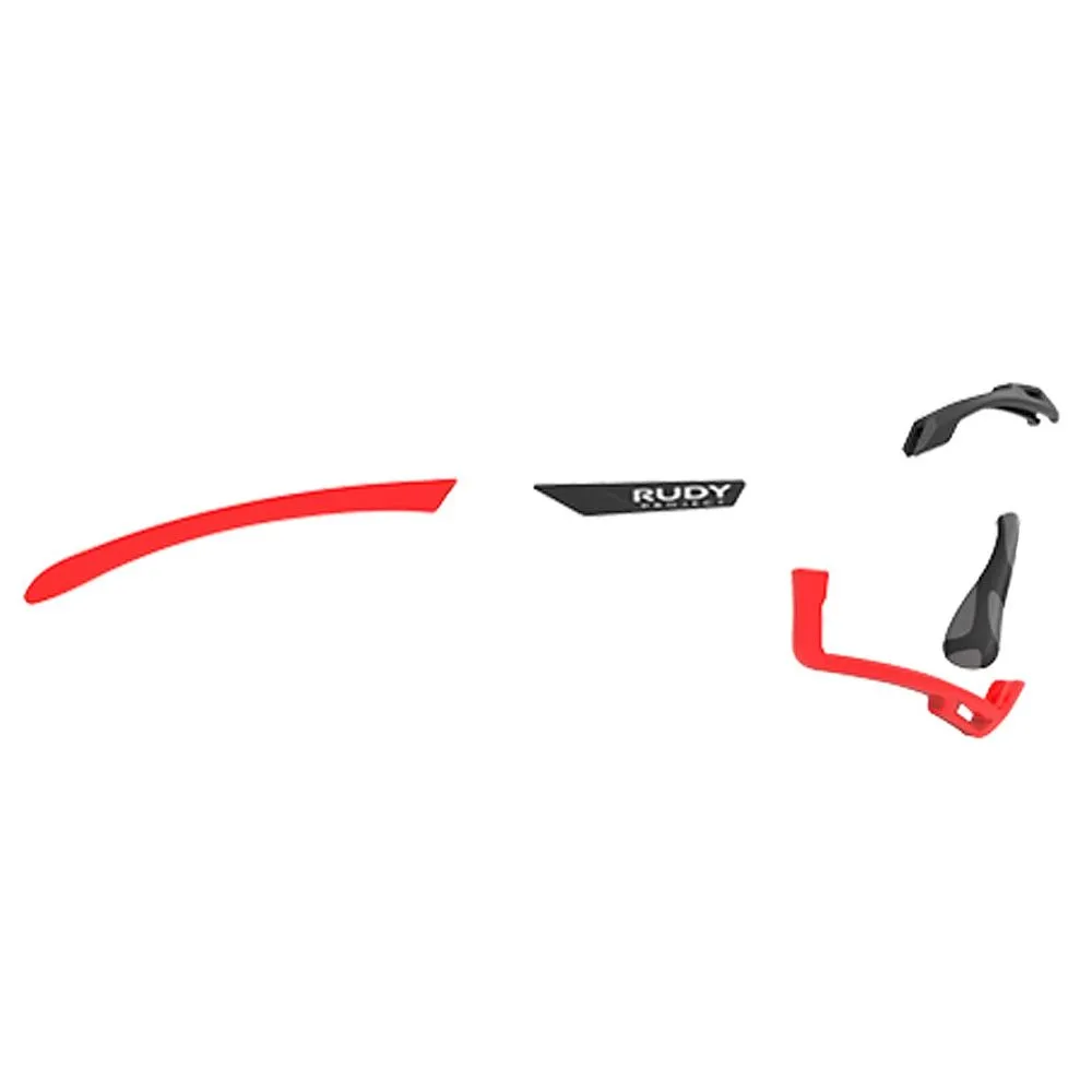 Дужки+переносицы+бампер для очков Rudy Project CUTLINE Red Fluo - Black